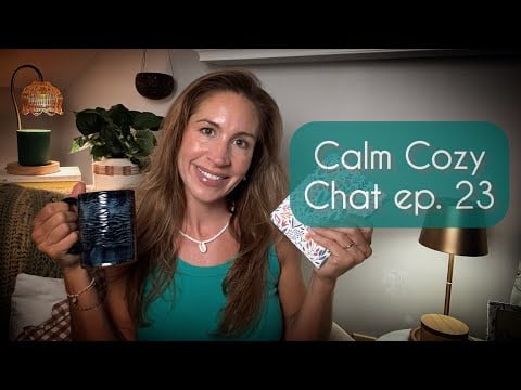 ASMR | Calm Cozy Chat ep. 23 | Whispered Cozy Catch-Up ☀️ End of Summer, Books 📚 & Fun Q&A ☺️