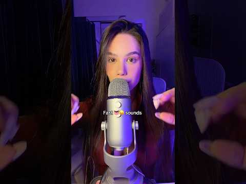 Fast 👅😛 sounds ASMR triggers ❤️ #asmr #asmrvideo #asmrsound #sleep #tingles