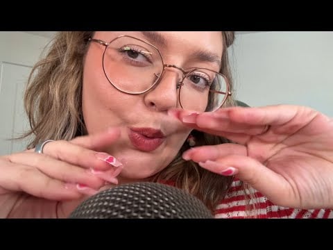 ASMR- Clicky Spit Painting (Visual Spit) & Lens Licking❤️