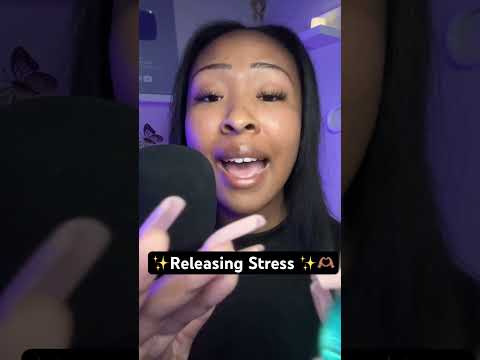 ✨Releasing Stress ✨🫶🏽 #asmr #asmrforsleep #relax #asmrreiki #energyhealing #reiki #energyhealing