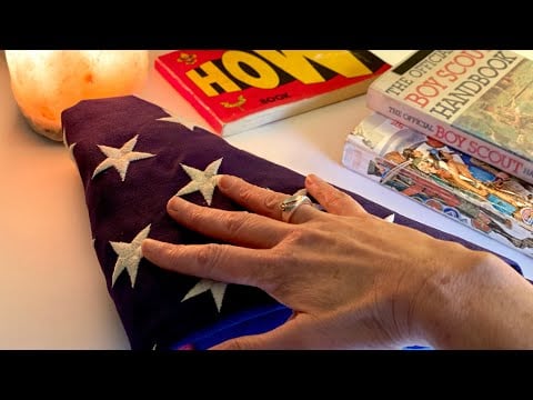 ASMR Let’s Discuss The U.S. Flag and How to Fold it - Soft Spoken