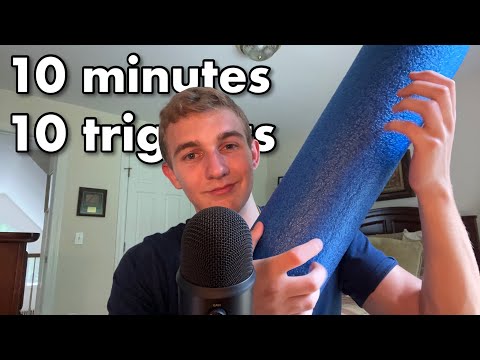 Asmr 10 triggers in 10 minutes