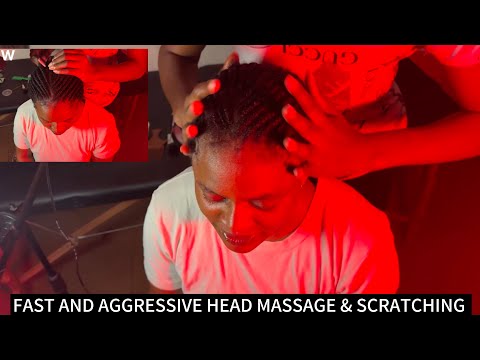 🦋ASMR 🦋FAST AND AGGRESSIVE HEAD SCRATCHING AND MASSAGE FOR THOSE WHO WANT TO SLEEP