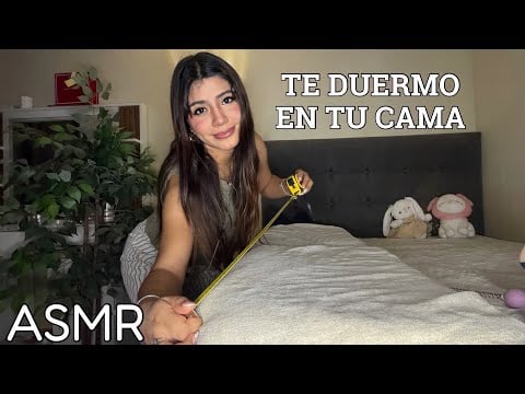 ASMR ESPAÑOL / ¿NO PUEDES DORMIR? Te RELAJO INTENSAMENTE EN TU CAMA + EXAMINO CADA PARTE