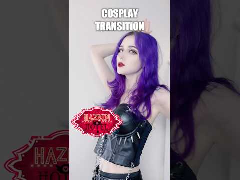 Alastor Cosplay Transition ❤️#hazbinhotel #alastor #cosplayer #alastorcosplay #cosplay