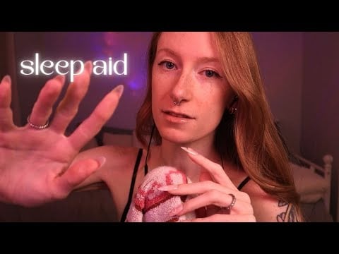 ASMR | Intense ECHO towel scratches & whisperes for insomnia relief 🌙