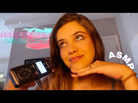 ASMR Me maquiando | Não intencional, mas com intenção de te relaxar 💤