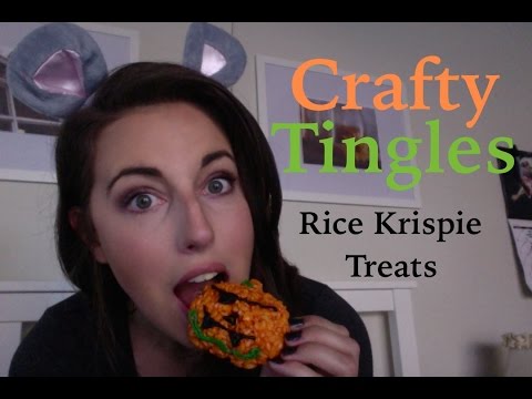 ASMR Tingles - Pumpkin Rice Crispy Treats