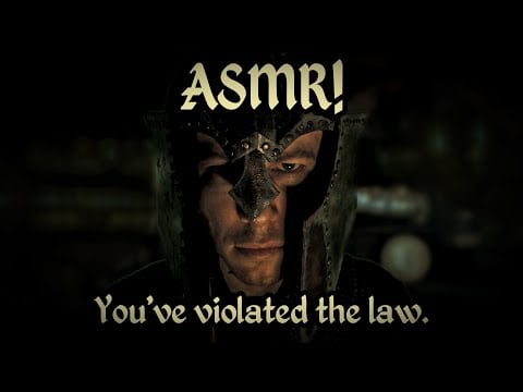 STOP! You've Violated The Law ASMR (Oblivion Roleplay)