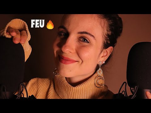 ASMR FEU 🔥 Je chuchote très très près du micro (Close-up whispers, scratching, mots déclencheurs)