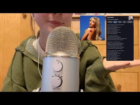 “Short n’ Sweet” By Sabrina Carpenter But Make It ASMR ☕️