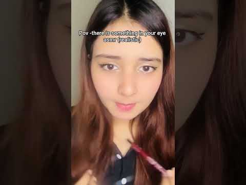 there is something in your eyes asmr #asmr #relax