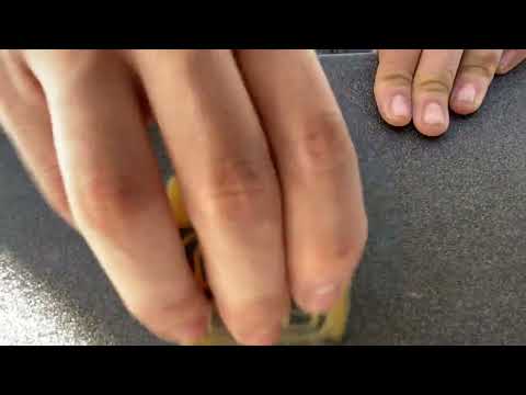 Cleaning a skate board for tingles and relaxing | ASMR
