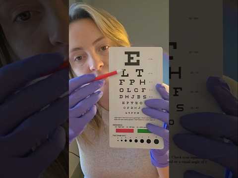 ASMR Eye Exam