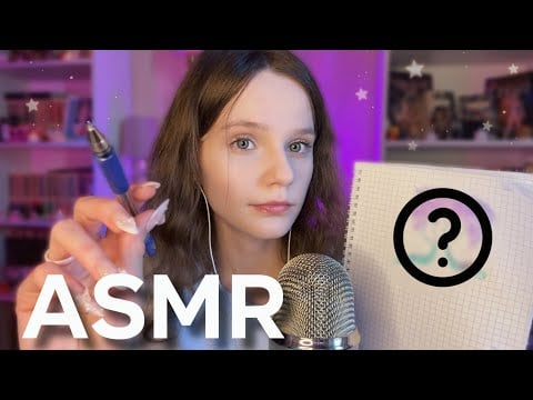 ASMR Can I draw you? 🎨 Personal Attention, Mouth Sounds