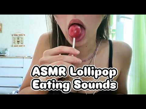 🍭Lollipop🍭 Licking and Mouth Sounds ASMR NO TALKING