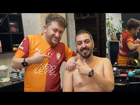 ASMR BARBER HAIRCUT AND HEADACHE MASSAGE ( LIVE ) DEEP SLEEP BODY MASSAGE AND CRACKS
