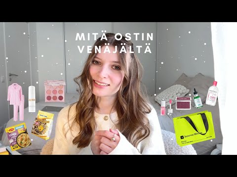 ASMR suomi - Mitä Ostin Venäjältä | ostokset esittely (myös ruokaostokset)