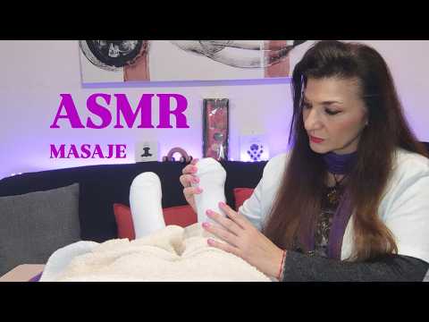 ASMR Spa Masaje de piernas 🦵 y pies 🦶 SÚPER RELAJANTE, PARA 😴 DORMIR 💤
