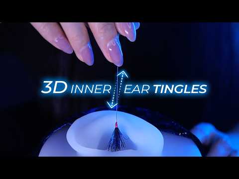 ASMR 3D Cerebral Tingly Inner Ear Canal Cleaning (No Talking)