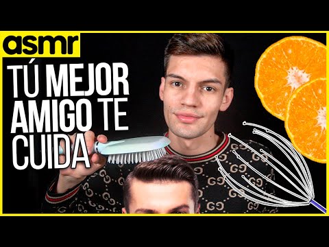 ASMR atención personal para dormir tu mejor amigo te cuida ASMR español