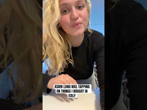 ASMR TAPPING #asmr #asmrshorts #asmrtapping #italy