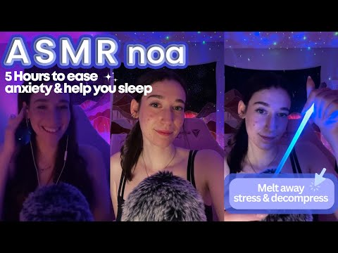 Energy rain, Affirmations, Whispering | 5 HOURS of #asmr to help you fall asleep 💕| live #148