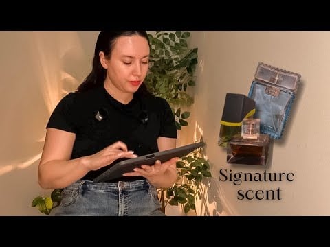 ASMR perfume sampler | finding your signature scent (lofi roleplay, soft spoken)