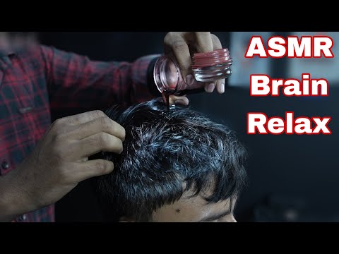 ASMR Brain Relaxing Head Massage With Crunchy Neck Cracking | Head Scratching ASMR & Tapping