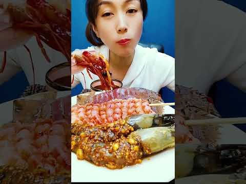 🦐🍛 Spicy seafood mukbang feast with creamy butter and chili dip #SeafoodFeast #해산물먹방