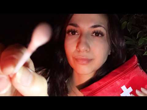 ASMR Campfire First Aid Roleplay 🔥🏕️ (Crackling Fire Sounds & Personal Attention)