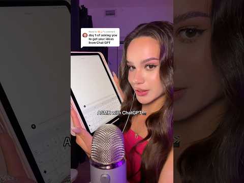 ASMR with ChatGPT prompt 🎬 Should I try one more time? 😴 #asmr #asmrtriggers #asmrsounds #ai