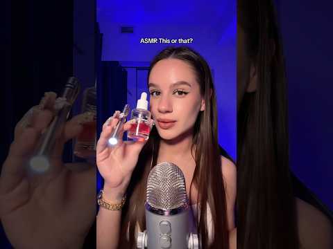 ASMR THIS OR THAT?😍 Write in comments! ❤️ #asmr #tingles #asmrvideo #asmrsounds #sleep #relax