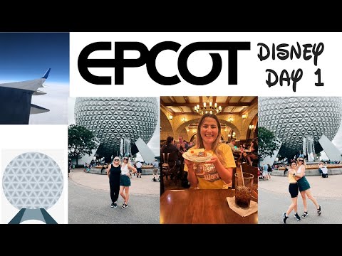 Reuniting with Jessica, Best Dinner at Disney, and Epcot Fireworks!!! DISNEY DAY 1!