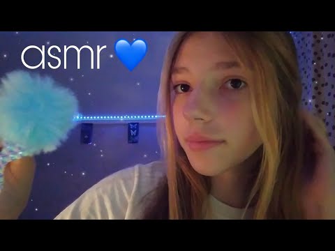 асмр💙 голубые триггеры для 99,9% мурашек 🥶 | asmr blue triggers