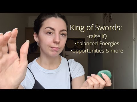 ASMR Reiki for King of Swords Energy ｜Energy work/healing, crytsal healing, oft spoken