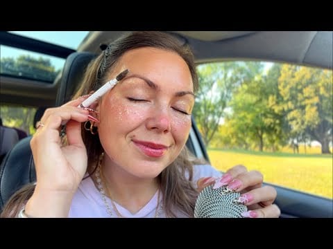 asmr/ sparkly fairy makeup application ✨🧚🏻‍♀️ GRWM with mic scratches 