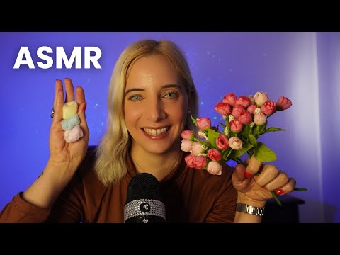 ASMR MASAJES por Todo el Cuerpo con FLORES y ALGODONES 💆‍♀️✨PARA DORMIR RÁPIDO