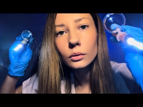 ASMR Eye Exam 👁️ Realistic Eye Doctor Roleplay for Relaxation & Deep Sleep 😴