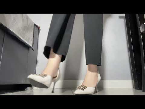 ASMR High Heels Footsteps 👠 Hard Floor Walking for Deep Tingles & Sleep [No Talking]