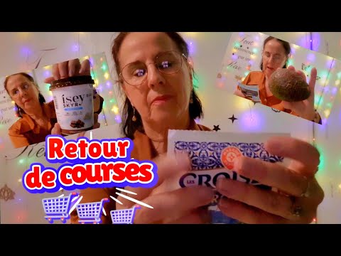 Asmr français: Retour de courses 🛒🛒🛒