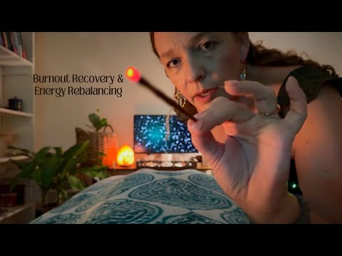 ASMR Reiki & Massage for Burnout Recovery🧖🏼‍♀️Salt Scrub Ritual +Floral Massage +Energy Rebalancing
