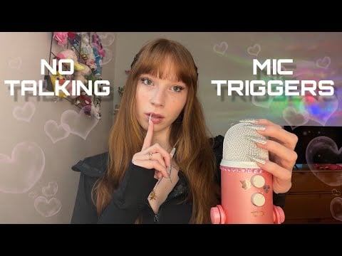 ASMR ♡ TINGLY MIC TRIGGERS FOR DEEP SLEEP & RELAXATION (NO TALKING)