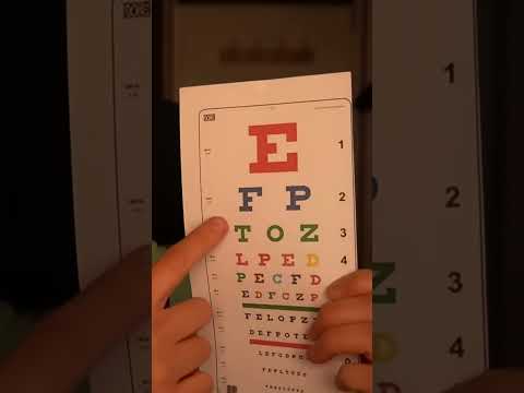 ASMR Quick Eye Tests