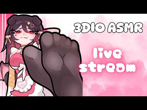 3DIO ASMR ♡ Tsundere Knows What You Like... ˖ ࣪⚝⋆ bratty, soft ear licks~