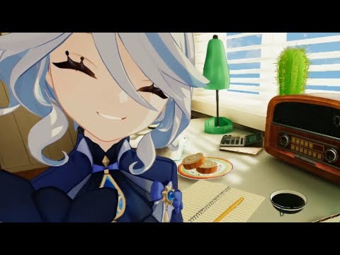 ASMR |STUDY WITH FURINA!🎓📖(ft. my cat)|VRCHAT ASMR ROLEPLAY