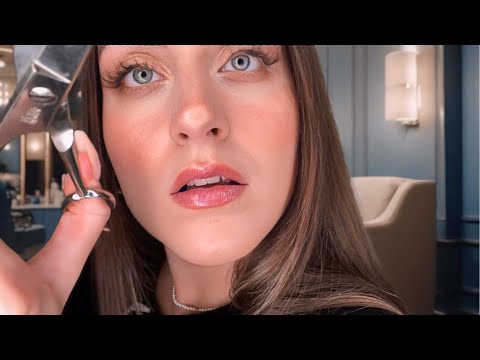 ASMR Am besten bewerteter Friseur Roleplay / Haircut, Hairdresser, Hair Wash, Hair Brushing deutsch