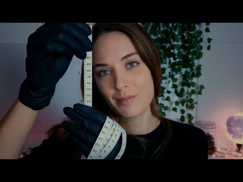 ASMR | Relaxing Face Adjustement Roleplay Session | Measuring Your Face & Shoulders (Soft Spoken)