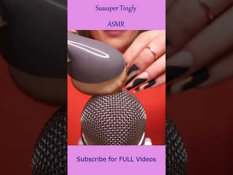 ASMR Mic Scratching & Mic Brushing ❤️ #shorts #asmr
