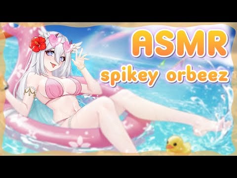 Quick ASMR Relief: Spikey Orbeez Squishies 💧⚡️Brain Massage | No Talking